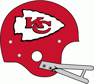 Kansas City Chiefs 1963-1973 Helmet Logo fabric transfer
